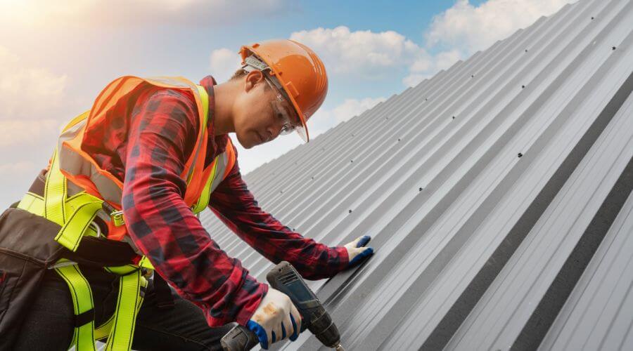 Professional metal roof installation in Saint Bernice, IN